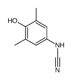 (4-hydroxy-3,5-dimethylphenyl)cyanamide Structure
