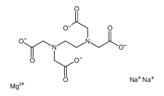 Magnesium sodium 2,2',2'',2'''-(1,2-ethanediyldinitrilo)tetraacet ate (1:2:1) Structure