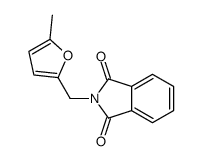2-[(5-methylfuran-2-yl)methyl]isoindole-1,3-dione结构式