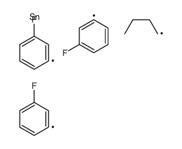 butyl-tris(3-fluorophenyl)stannane Structure
