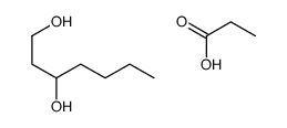 heptane-1,3-diol,propanoic acid结构式