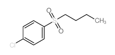 1-butylsulfonyl-4-chloro-benzene结构式