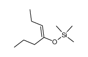 (Z,E)-4-trimethylsilyloxy-3-heptene Structure