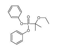 [2-ethoxypropan-2-yl(phenoxy)phosphoryl]oxybenzene Structure