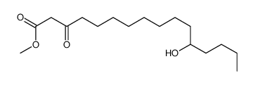 methyl 12-hydroxy-3-oxohexadecanoate Structure