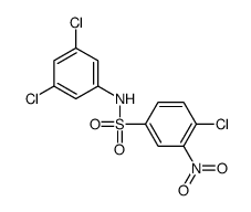 4-chloro-N-(3,5-dichlorophenyl)-3-nitrobenzenesulfonamide结构式
