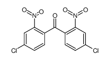 4,4'-dichloro-2,2'-dinitro-benzophenone结构式