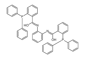 2-diphenylphosphanyl-N-[2-[(2-diphenylphosphanylbenzoyl)amino]phenyl]benzamide Structure