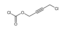 chlorocarbonic acid-(4-chloro-but-2-ynyl ester)结构式