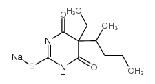 thiopental sodium Structure