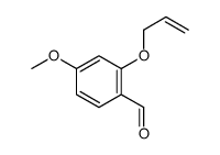 2-烯丙氧基-4-甲氧基苯甲醛结构式