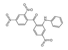 2-anilino-2',4,4'-trinitrobenzophenone Structure
