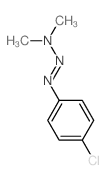 1-Triazene,1-(4-chlorophenyl)-3,3-dimethyl- Structure