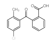 2-(5-chloro-2-methyl-benzoyl)benzoic acid结构式