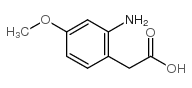2-氨基-4-甲氧基苯乙酸结构式