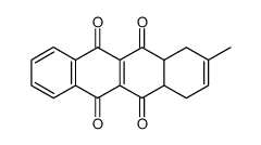 2-methyl-1,4,4a,12a-tetrahydrotetracene-5,6,11,12-tetraone Structure