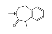 1,3-dimethyl-1,3,4,5-tetrahydro-2H-benzo[d]azepin-2-one结构式