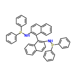 (R)-N,N'-双(二苯基膦)联萘胺结构式