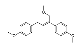 4,4'-(4-methoxybut-2-ene-1,3-diyl)bis(methoxybenzene) Structure