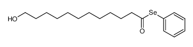 Se-phenyl 12-hydroxydodecanecarboselenoate Structure