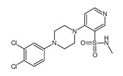 N-Methyl-4-[4-(3,4-dichlorophenyl)piperazin-1-yl]pyridine-3-sulfonamide Structure
