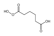 6-hydroperoxy-6-oxohexanoic acid Structure