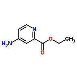 4-氨基-2-吡啶羧酸乙酯结构式