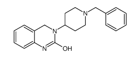 1-苄基-4-(1,2,3,4-四氢-2-氧代-3-喹唑啉yl)哌啶结构式
