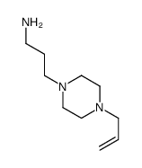 1-Piperazinepropanamine,4-(2-propenyl)-(9CI) Structure