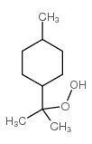 Hydroperoxide,1-methyl-1-(4-methylcyclohexyl)ethyl structure