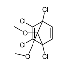 1,2,3,4-tetrachloro-7,7-dimethoxybicyclo[2.2.1]hepta-2,5-diene结构式