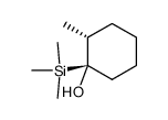 (1R,2R)-2-methyl-1-(trimethylsilyl)cyclohexan-1-ol Structure