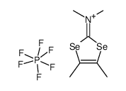 2-(Dimethylimino)-4,5-dimethyl-1,3-diselenolium Hexafluorophosphate结构式