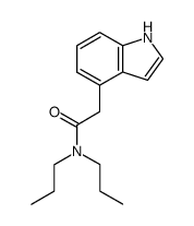 indole-4-acetic acid N,N-di-n-propylamide结构式