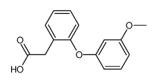 2-(3-methoxyphenoxy)phenylacetic acid Structure