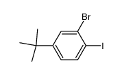 2-Bromo-4-tert-butyl-1-iodo-benzene structure