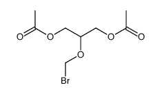 (1,3-diacetoxy-2-propoxy)methyl bromide Structure