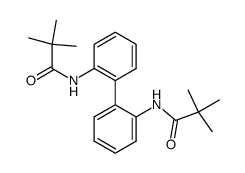 N,N'-(biphenyl-2,2'-diyl)bis(2,2-dimethylpropanamide)结构式