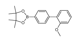 4-(2-甲氧基苯基)苯基硼酸频哪醇酯结构式