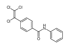 N-phenyl-4-(1,2,2-trichloroethenyl)benzamide结构式