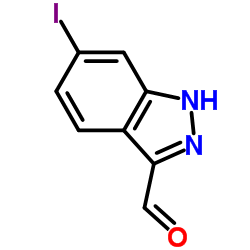 6-Iodo-1H-indazole-3-carbaldehyde Structure