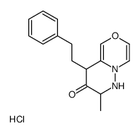 2-methyl-4-(2-phenylethyl)-2,4-dihydro-1H-pyridazino[6,1-c][1,4]oxazin-3-one,hydrochloride Structure