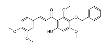 5'-benzyloxy-2'-hydroxy-3,4,4',6'-tetramethoxychalcone Structure