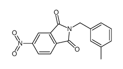 2-[(3-methylphenyl)methyl]-5-nitroisoindole-1,3-dione Structure