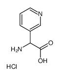 2-氨基-2-(3-吡啶基)乙酸盐酸盐结构式