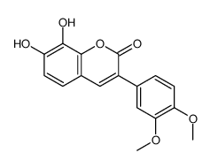 3-(3,4-dimethoxyphenyl)-7,8-dihydroxychromen-2-one Structure