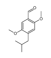 2,5-dimethoxy-4-(2-methylpropyl)benzaldehyde Structure