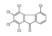1,2,3,4,5-pentachlorofluoren-9-one结构式