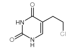 5-(2-chloroethyl)uracil结构式