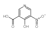 4-羟基-5-硝基烟酸结构式